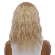 16" Divine Lace Top Topper Beige Blonde w/ No Rooting Wavy