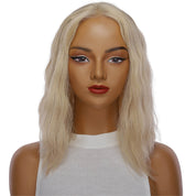 16" Divine Lace Top Topper Beige Blonde w/ No Rooting Wavy