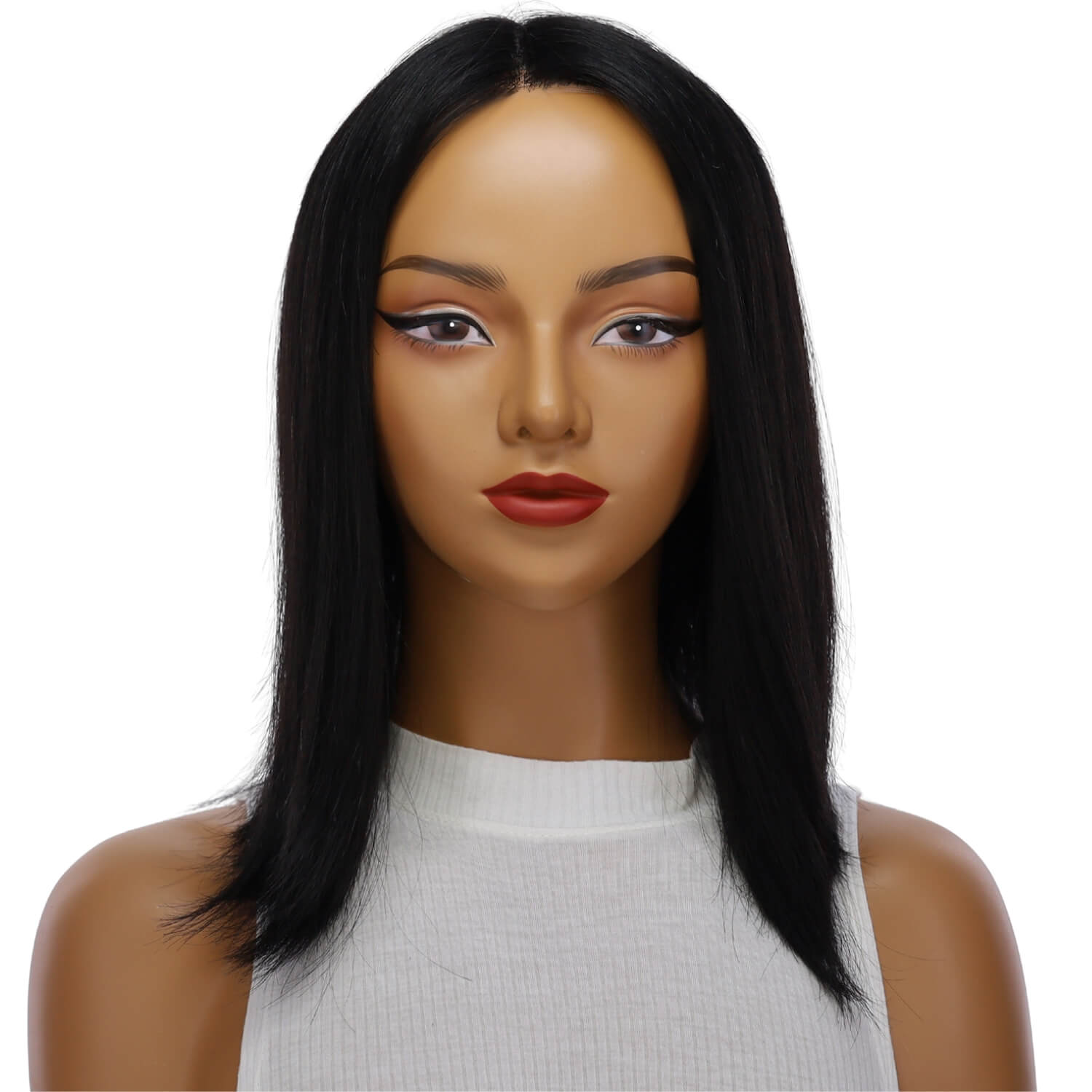 16" Divine Lace Top Topper Jet Black