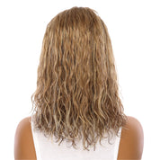 16" Divine Lace Top Topper Medium Blonde Wavy