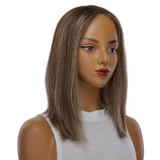 16" Divine Lace Top Topper Medium Brown w/ Highlights