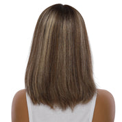 16" Divine Lace Top Topper Medium Brown w/ Highlights