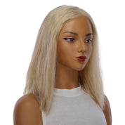 16" Divine Lace Top Wig Beige Blonde w/ No Rooting Wavy