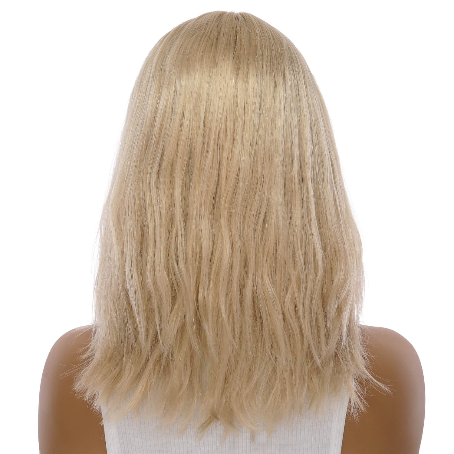 16" Divine Lace Top Wig Beige Blonde w/ No Rooting Wavy