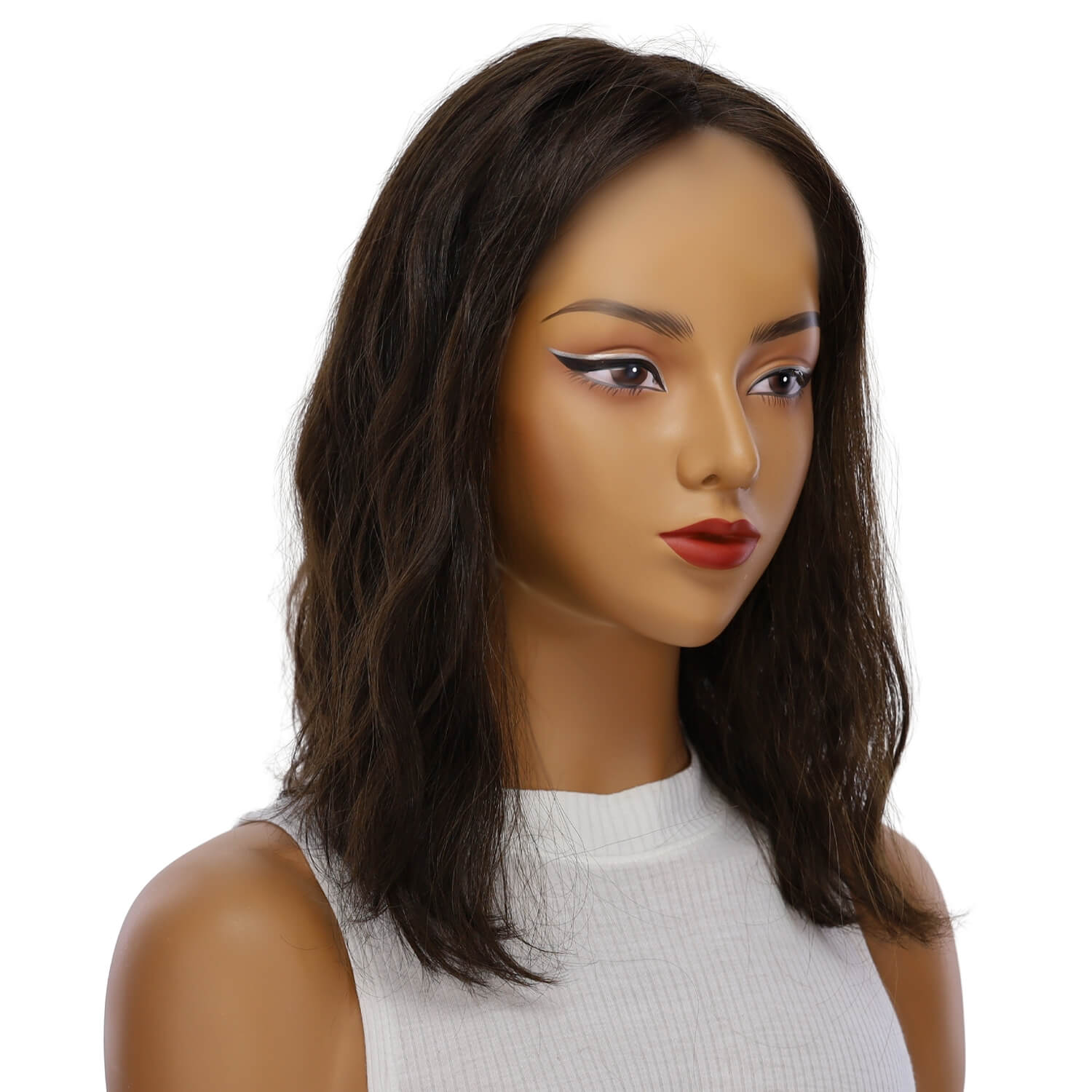 16" Divine Lace Top Wig Neutral Black Wavy