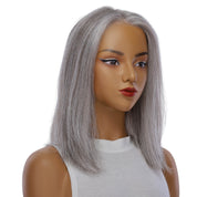 16" Divine Lace Top Wig Silver Fox