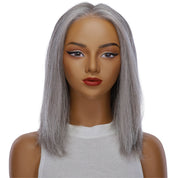 16" Divine Lace Top Wig Silver Fox