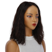 16" Divine Luxe Lace Top Topper #1B Black Wavy
