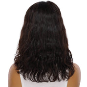 16" Divine Luxe Lace Top Topper #1B Black Wavy
