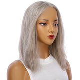16" Divine Lace Top Wig Champagne Grey