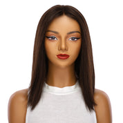 16" Divine Lace Top Wig Dark Brown