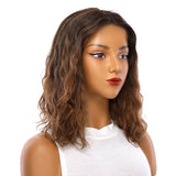 16" Divine Lace Top Wig Dark Brown Ombre Wavy