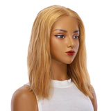 16" Divine Lace Top Wig Golden Strawberry Wavy