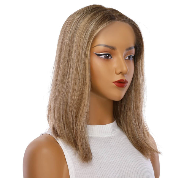 16" Divine Lace Top Wig Medium Blonde w/ Highlights