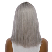 16" Divine Lace Top Wig Silver Smoke