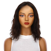 16" Divine Lace Top Wig Soft Black Wavy