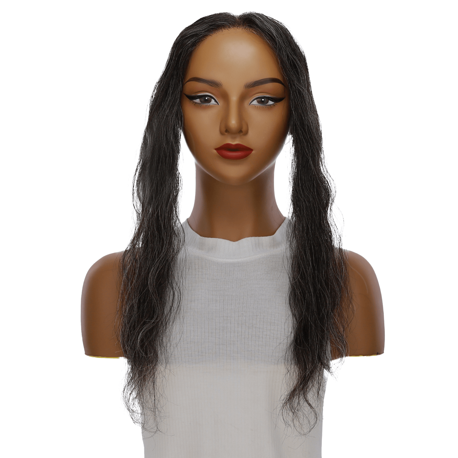 16" Hairline Topper #Grey A less grey Wavy