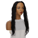 16" Hairline Topper #Jet Black Wavy