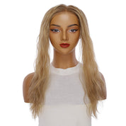 16" Hairline Topper #Medium Blonde Wavy