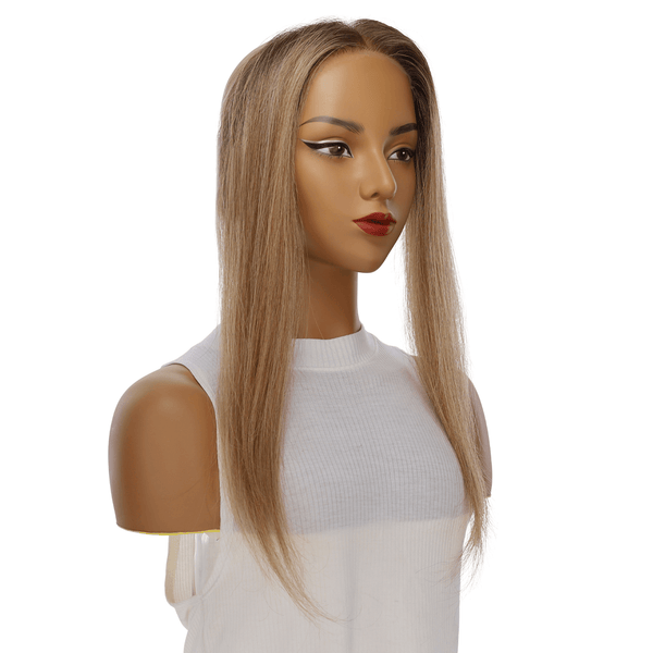 16" Hairline Topper #Medium Blonde w/ Highlights