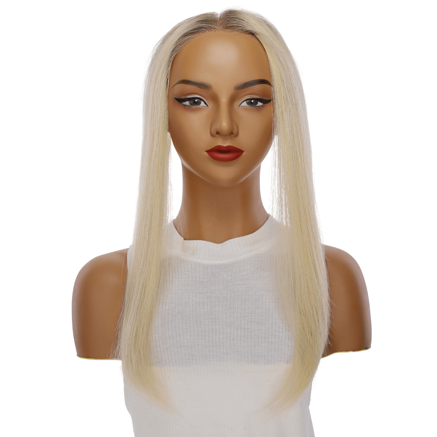 16" Hairline Topper #Platinum Blonde 2.0