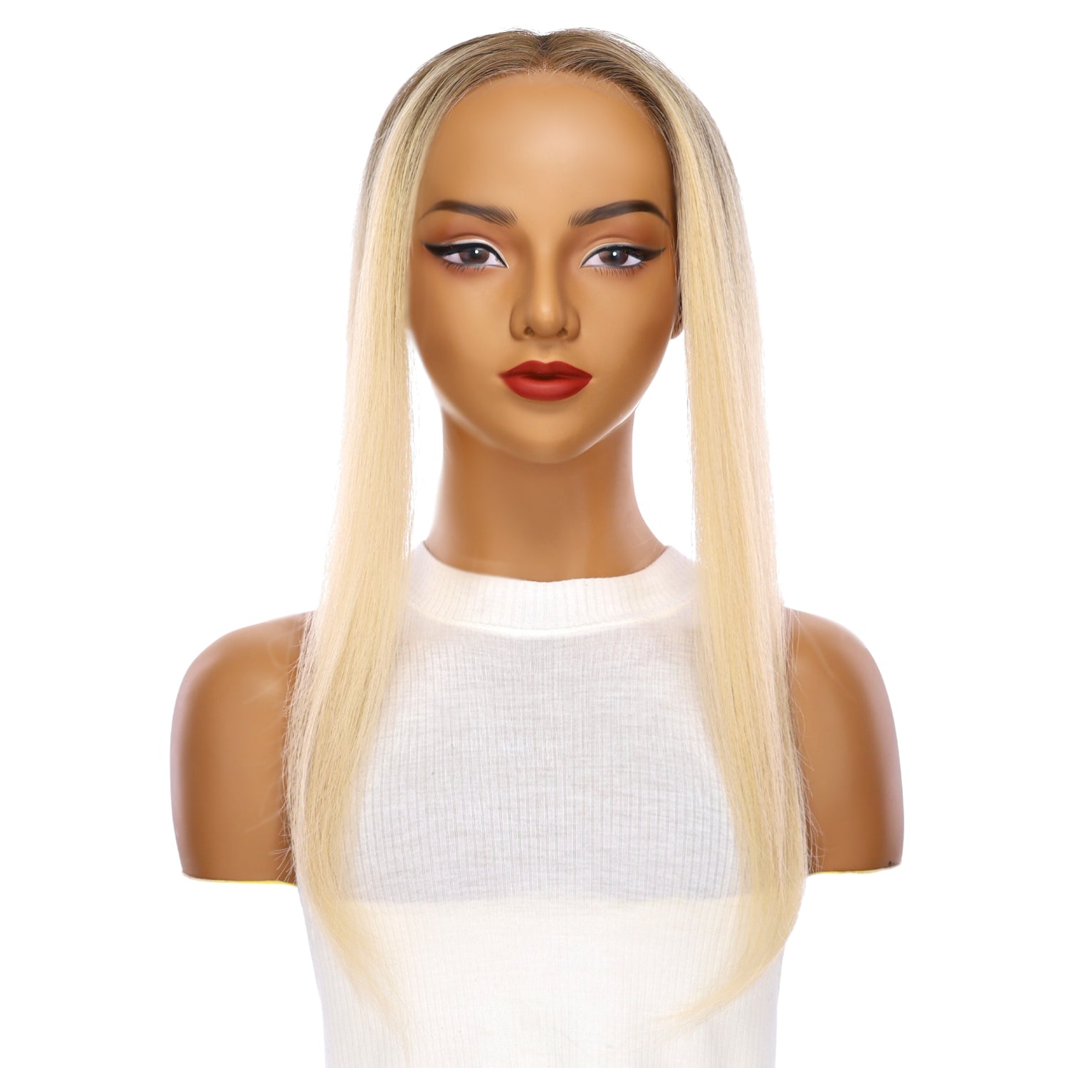 16" Hairline Topper #Warm Platinum Blonde