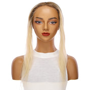 16" Hairline Topper #Warm Platinum Blonde Wavy