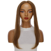 16" Hairline Topper #12 Warm Light Brown
