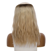 16" HatFall Wig Beige Blonde Wavy