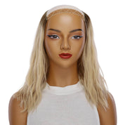 16" HatFall Wig Beige Blonde Wavy