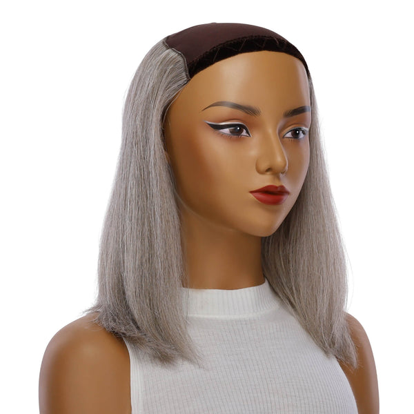 16" HatFall Wig Champagne Grey