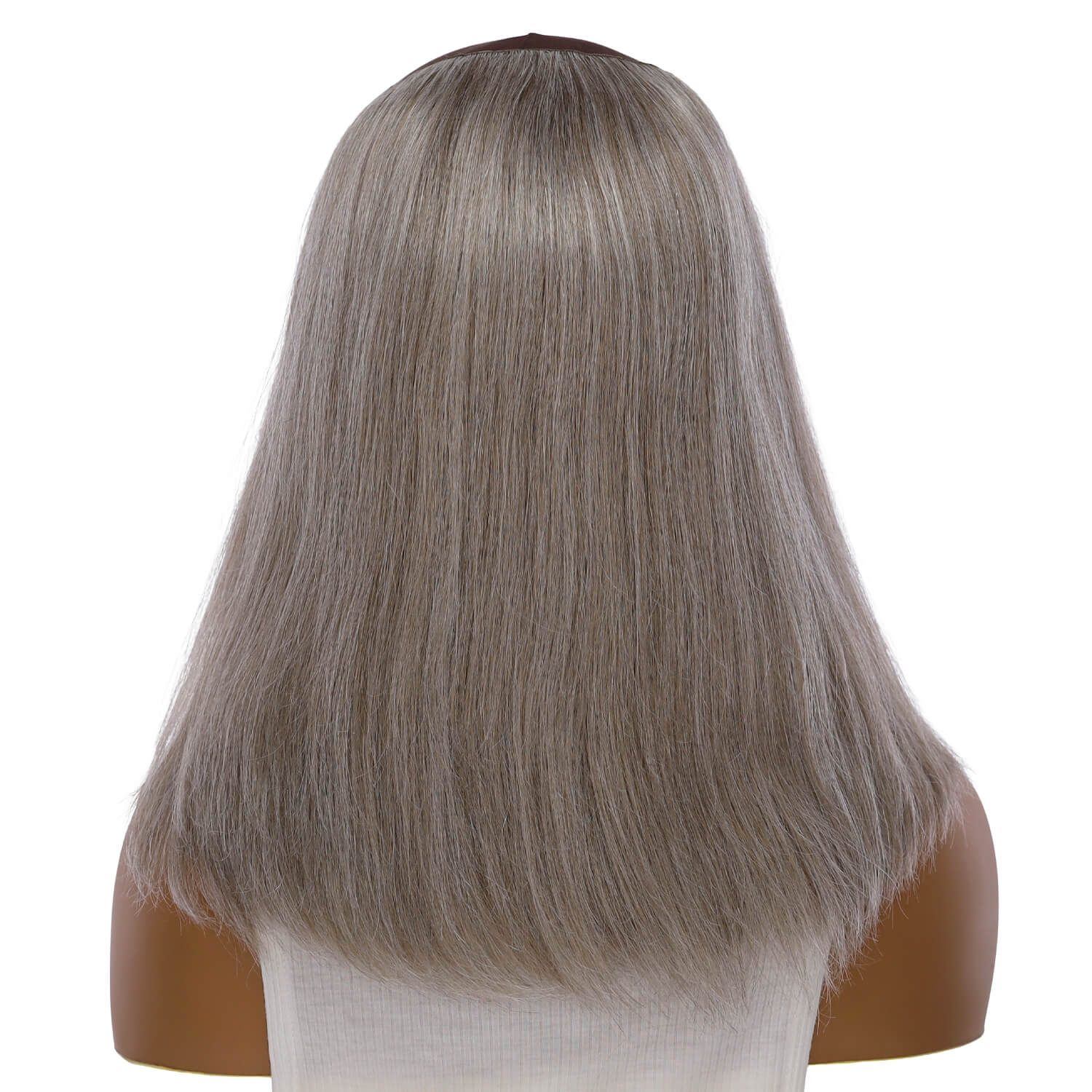 16" HatFall Wig Champagne Grey