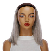 16" HatFall Wig Champagne Grey