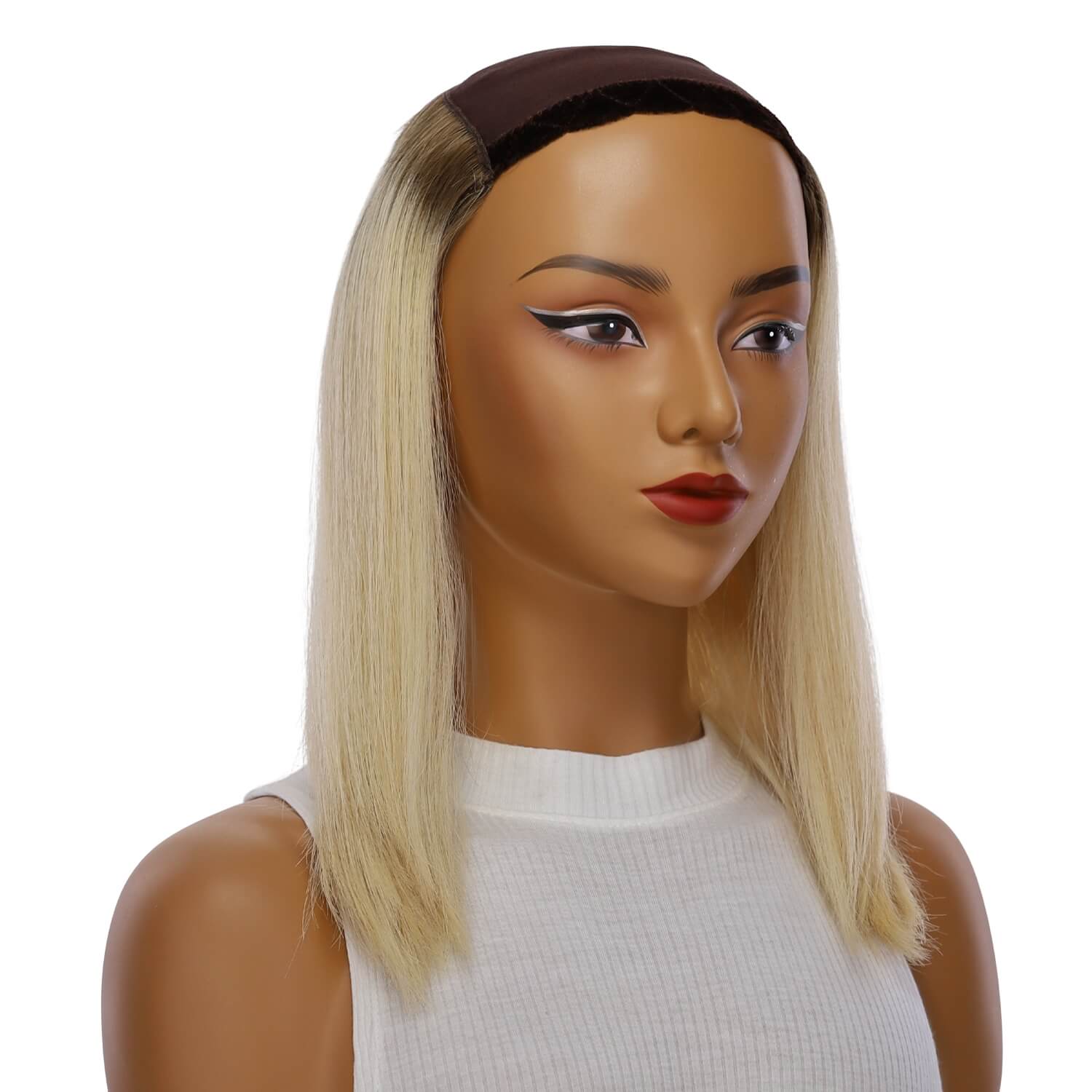 16" HatFall Wig Platinum Blonde 2.0