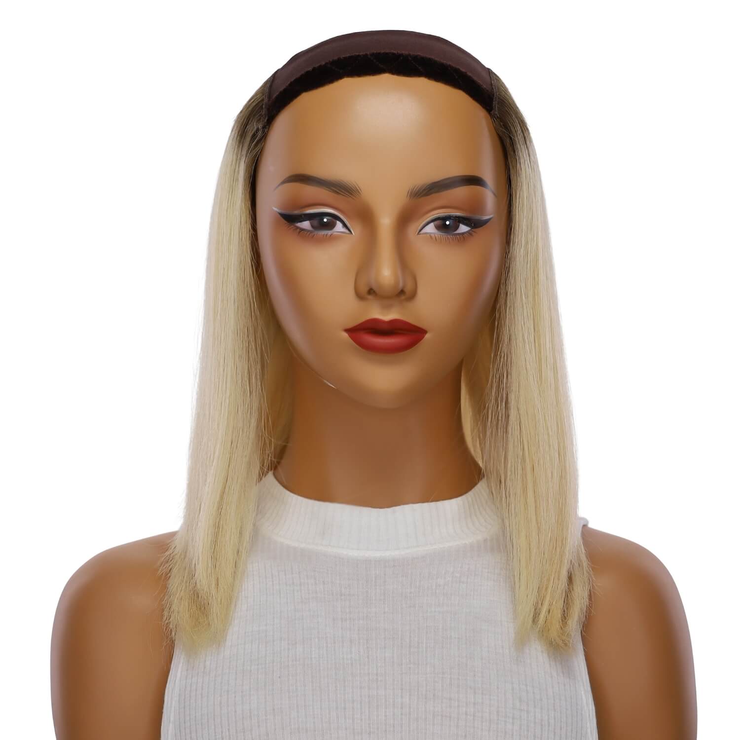 16" HatFall Wig Platinum Blonde 2.0