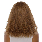 16" Luxe Silk Top Wig #12 Warm Light Brown Wavy