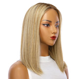 16" Naomi Silk Top Wig Ash Blonde