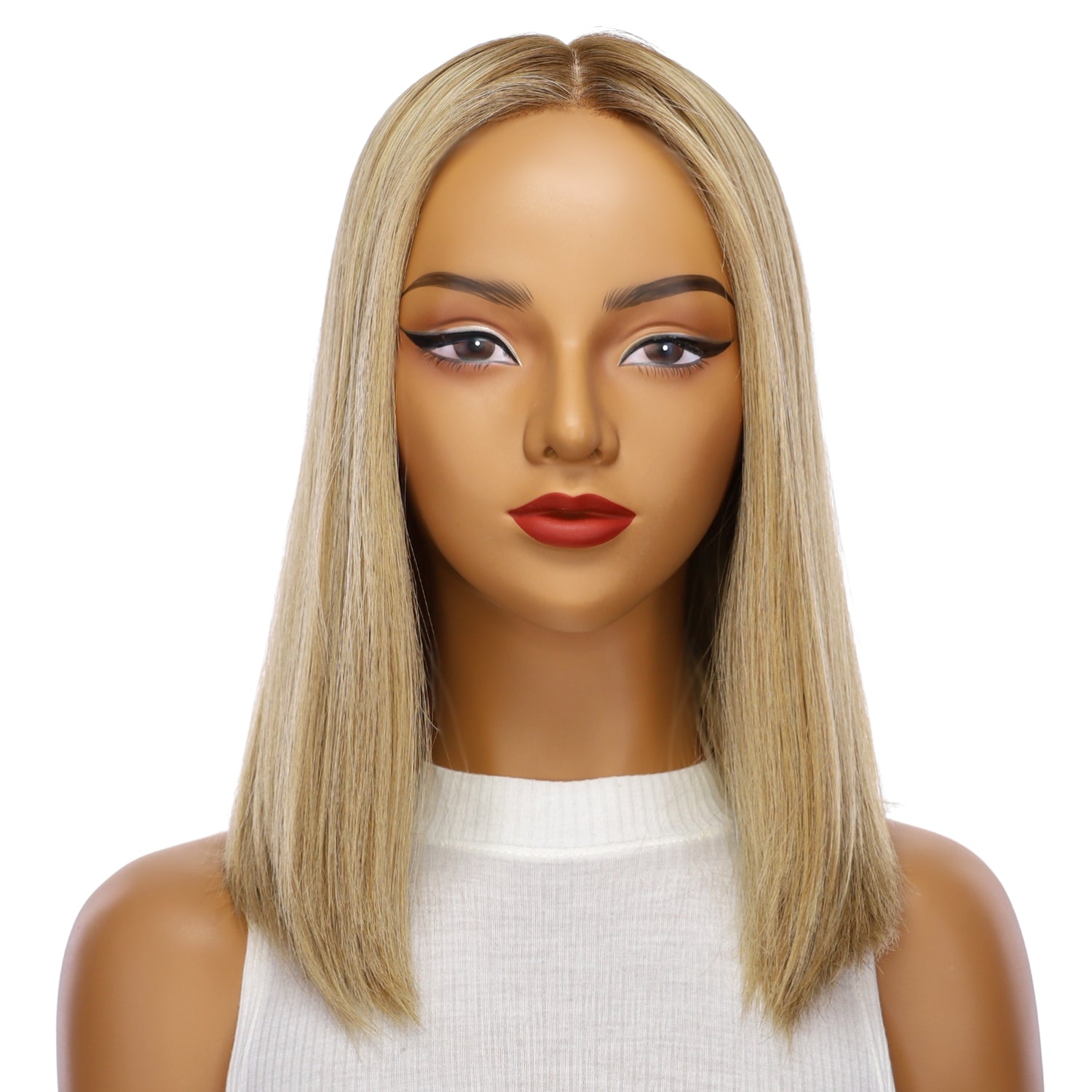 16" Naomi Silk Top Wig Ash Blonde