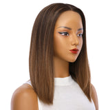 16" Naomi Silk Top Wig Dark Brown Ombre