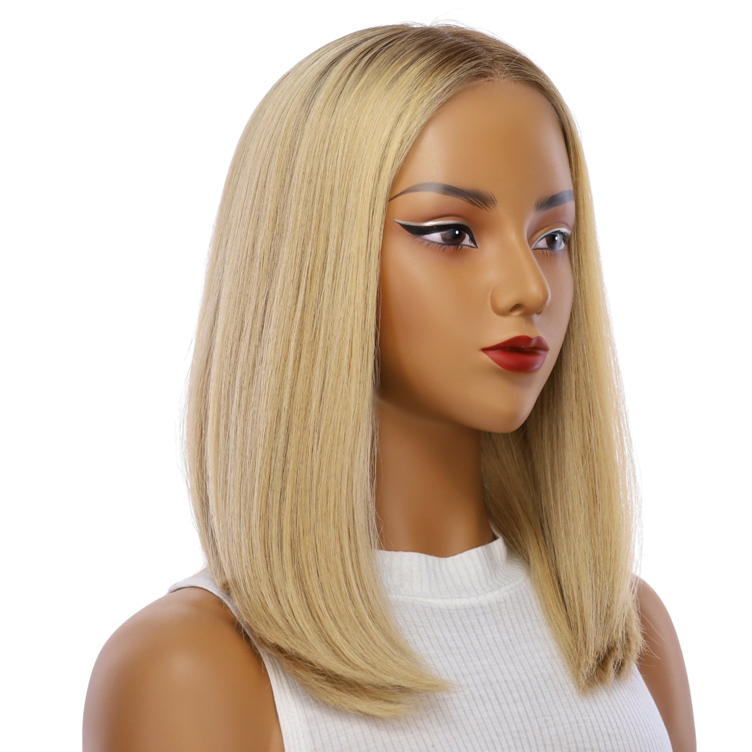 16" Naomi Silk Top Wig Golden Blonde