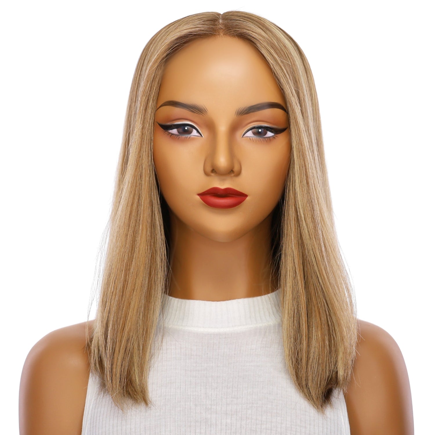 16" Naomi Silk Top Wig Medium Blonde