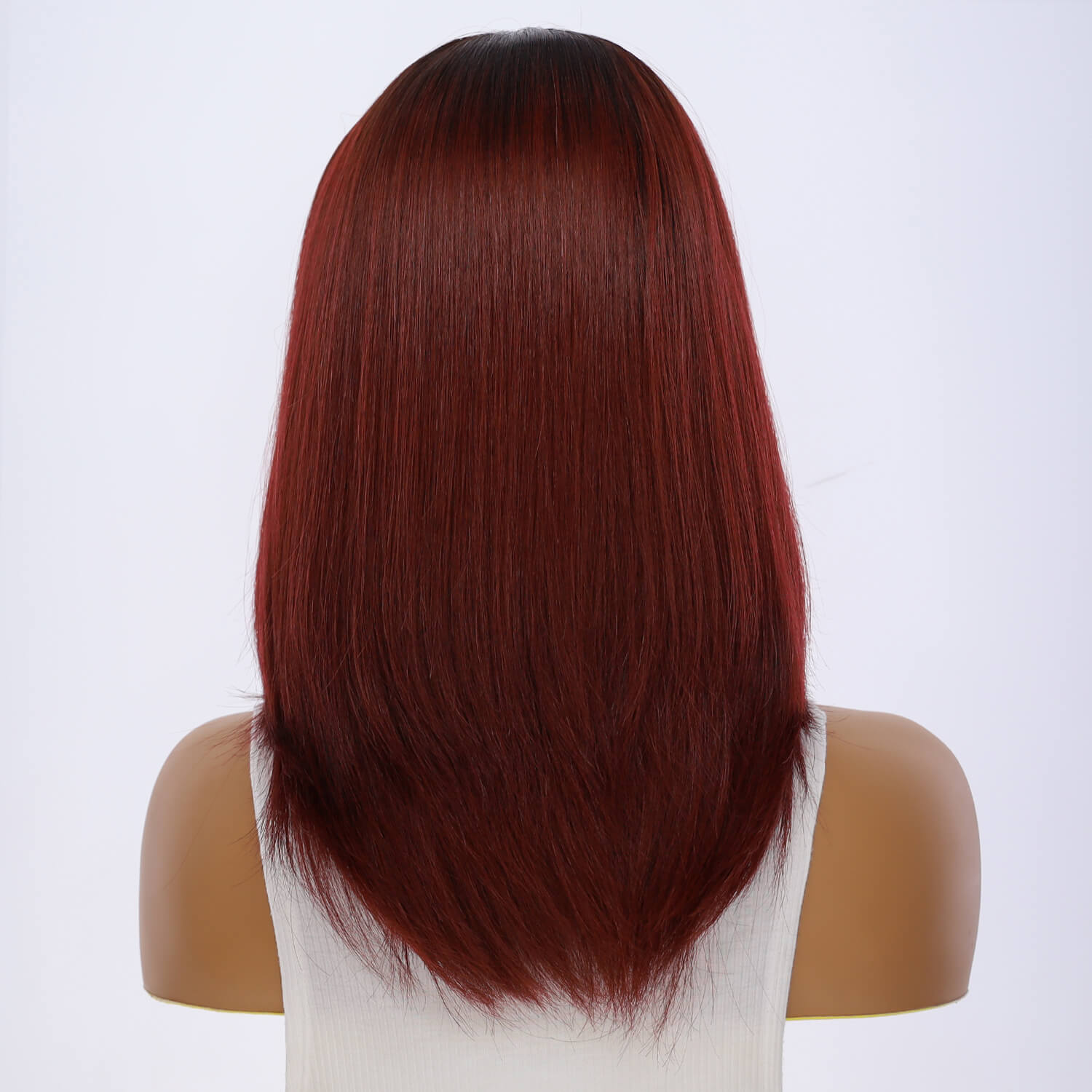 13" Victoria Silk Top Wig Merlot Red