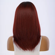 13" Victoria Silk Top Wig Merlot Red