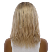 16" Princess Silk Top Wig Beige Blonde Wavy