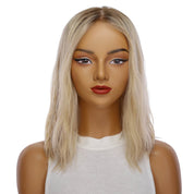 16" Princess Silk Top Wig Beige Blonde Wavy