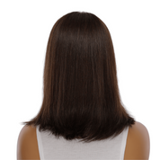 16" Princess Silk Top Wig Dark Brown
