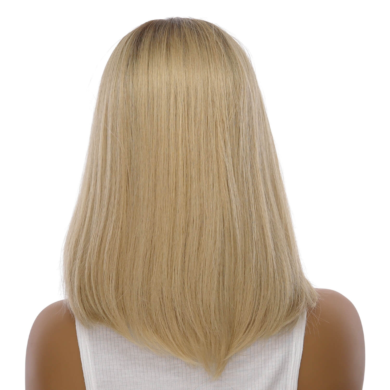 16" Princess Silk Top Wig Golden Blonde