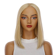 16" Princess Silk Top Wig Golden Blonde w/ No Rooting