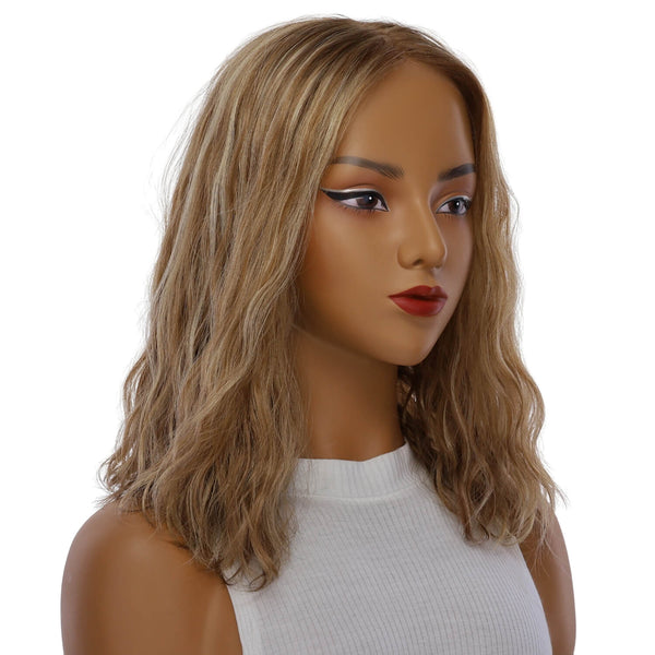 16" Princess Silk Top Wig Medium Blonde Wavy