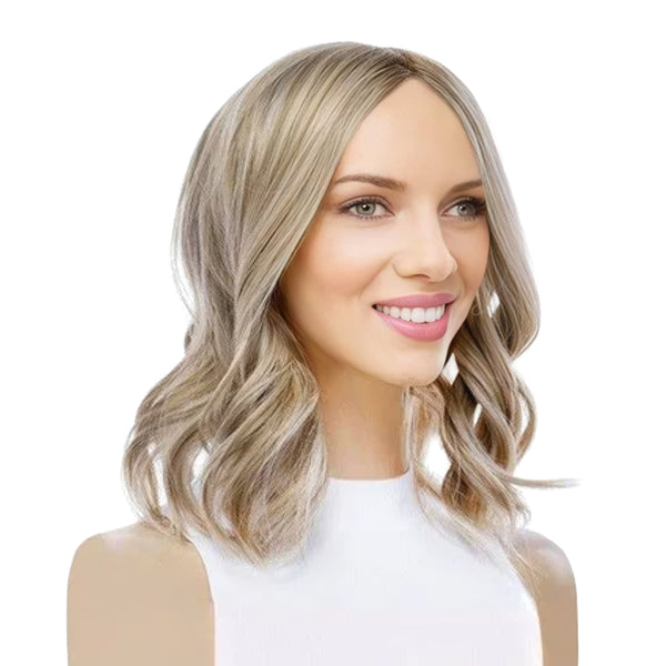 16" Princess Silk Top Wig Ash Blonde